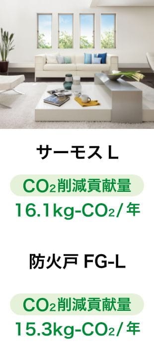 T[X L CO2s팸v 16.1kg-CO2/N / hΌ FG-L CO2s팸v 15.3kg-CO2/N