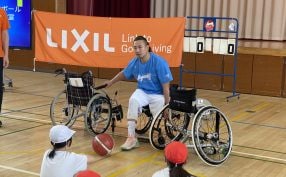 メダリストが登壇！富山県の小学校で車椅子バスケットボール体験授業を開催