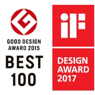 GOOD DESIGN AWARD 2015 BEST 100　DESIGN AWARD 2017