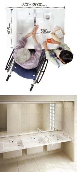 車椅子対応 ストレート・コンポタイプ