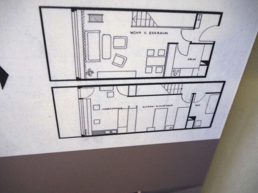 メゾネットタイプ（２階構造）の部屋の図面