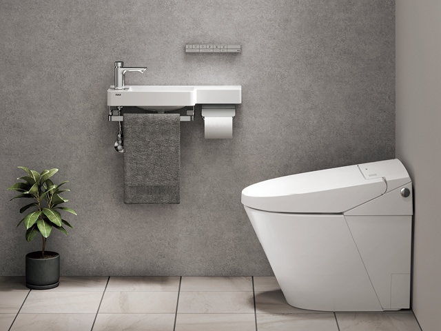 品質が INAX LIXIL 手洗器オールインワン手洗 タイルバックパネルなし 一般地 右仕様 壁給水床排水 ボトルトラップ 