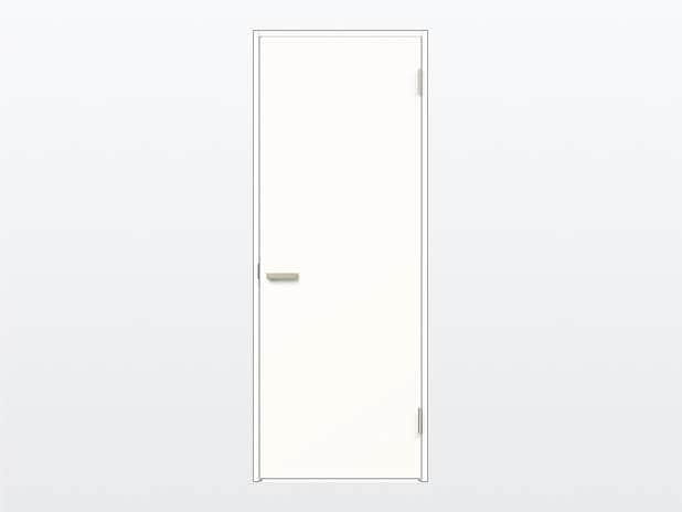 ドア（トイレ・居室） ラフィス プレシャスホワイト／ドア枠：ホワイト