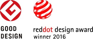 GOOD DESIGN reddot design award winner 2016