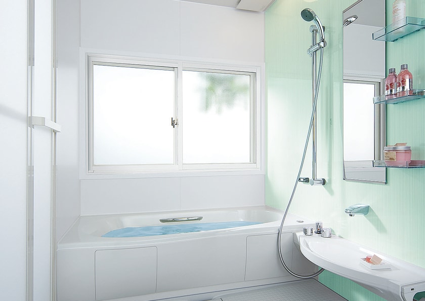 インプラス浴室仕様の施工イメージ