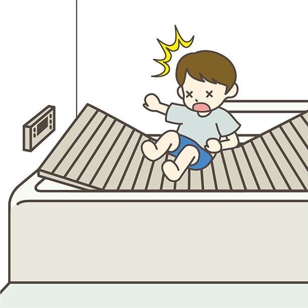 >風呂蓋の上に子どもを乗せたり、重いものを載せない